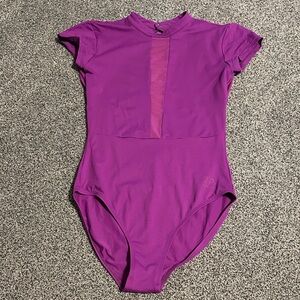 Magenta Short Sleeve leotard